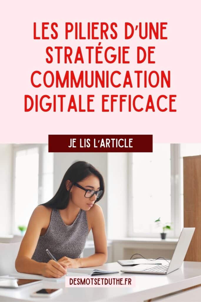 Les piliers d'une stratégie de communication digitale efficace.